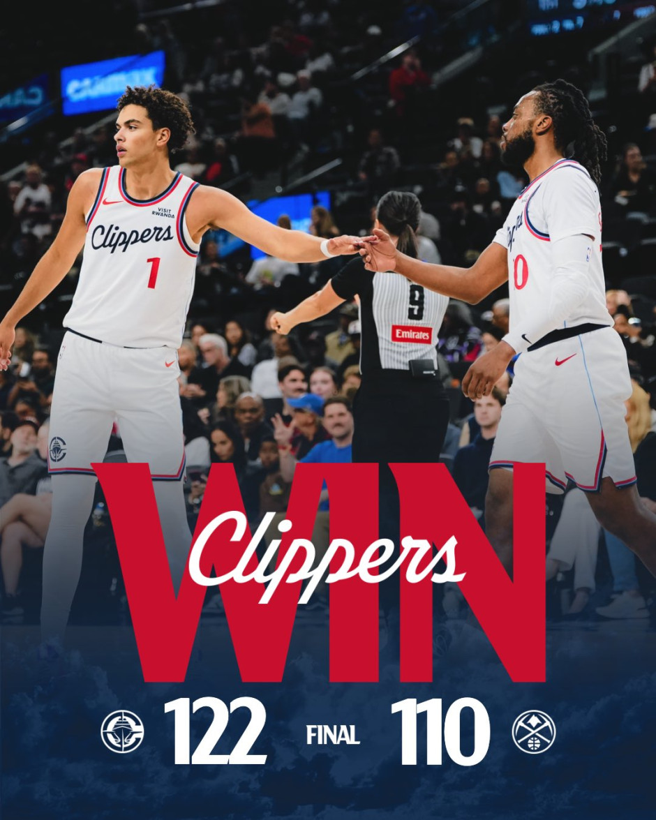 NBA回放全场录像高清：季前赛掘金vs快船（10月15日）附比赛数据战报